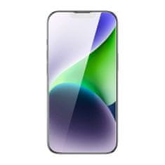 slomart Baseus kaljeno steklo za iphone 14 plus / 13 pro max s celotnim zaslonom in 0,4 mm pokrovom za zvočnik + montažni komplet