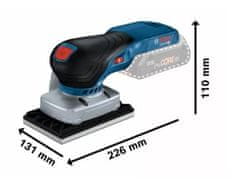 BOSCH Professional GSS 18V-13 Solo akumulatorski vibracijski brusilnik (06019L0100)