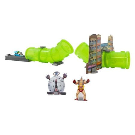 Funrise Teenage Mutant Ninja Turtles set, Shell Riders Trick City 