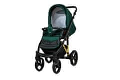 Babylux Bottle Green 4v1 | Kombinirani Voziček kompleti | Otroški voziček + Carrycot + Avtosedežem + ISOFIX