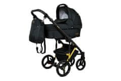 Babylux Onyx UZO 3v1 | Kombinirani Voziček kompleti | Otroški voziček + Carrycot + Avtosedežem