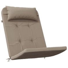 Vidaxl Blazine za stole Adirondack 2 kosa taupe oxford tkanina