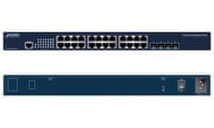 Planet SGS-6310-24T4X Stikalo L3, 24x1Gb, 4x10Gb SFP+, HW/IP stack, VSF/Cluster