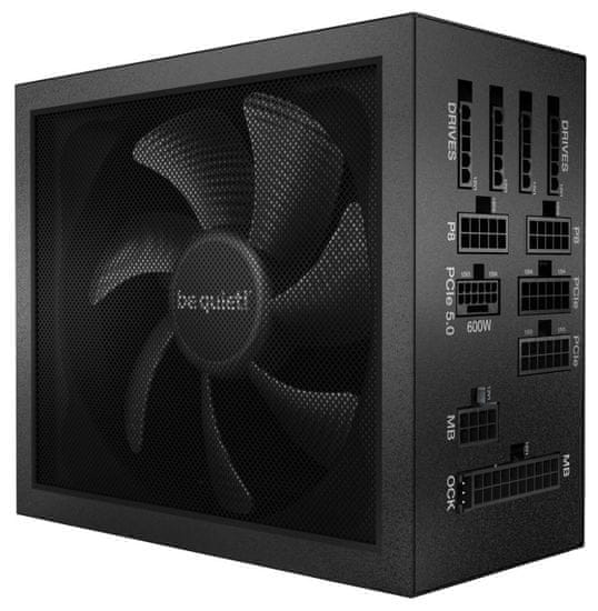 Be quiet! Bodite tiho! / DARK POWER 13 850W / ATX3.0 / aktivni PFC / 135mm ventilator / 80PLUS Titanium / modularni