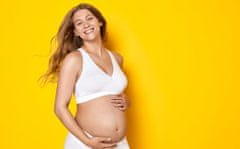 Medela Keep Cool nočni modrček za nosečnice in doječe matere, bela S