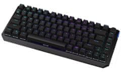 Endorfy gaming tipkovnica Thock 75% Wireless Red / RGB / rdeča sw. / brezžična / mehanska / ameriška postavitev / bližnjice / črna