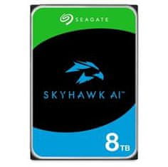 Seagate HDD SkyHawk AI 3,5" 8TB - 7200 vrtljajev na minuto/SATA-III/256MB + senzor RV