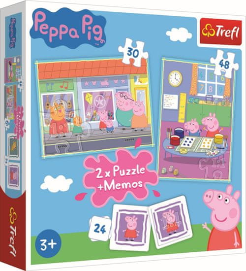 Trefl Puzzle + Pexeso Peppa Pig