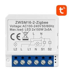 Avatto ZigBee Avatto ZWSM16-W2 TUYA inteligentno stikalo za vtičnice