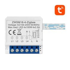 slomart pametno stikalo zigbee avatto zwsm16-w4 tuya