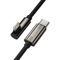 BASEUS Usb-c do strele kotni kabel baseus legenda, pd, 20w, 1m (črn)