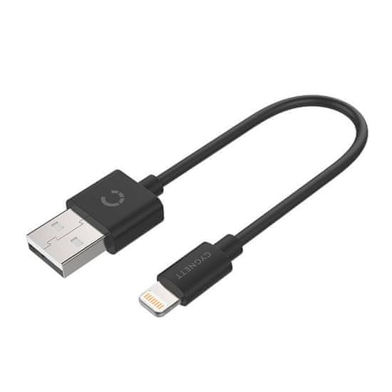 Cygnett kabel usb-c na lightning cygnett 12w 0,1m (črn)