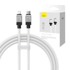 BASEUS baseus kabel za hitro polnjenje USB-c s strelo coolplay series 20w 1m (bela)