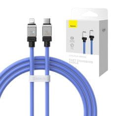 BASEUS baseus kabel za hitro polnjenje z vmesnikom USB-c na strelo coolplay series 20w 1m (vijolična)