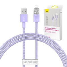 BASEUS Kabel za hitro polnjenje Baseus USB-A z Lightning Explorer Series 1m 2,4A (vijolične barve)