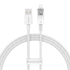 BASEUS Kabel hitro napajalni Sm Baseus Explorer USB do Lightning 2.4A 1M (Biały)