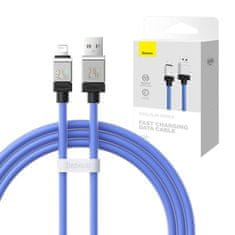 BASEUS baseus kabel za hitro polnjenje iz USB-a na strelo coolplay series 2.4a 1m (vijolična)