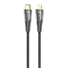Budi Kabel USB-C za lightning naprave 20w, 1,5m (czarny)