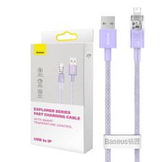 BASEUS Kabel za hitro polnjenje Baseus USB-A z Lightning Explorer Series 2 m, 2,4 A (vijolična)