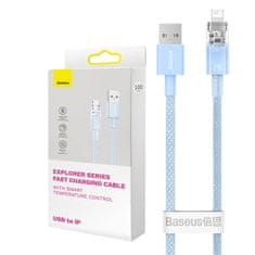 BASEUS Kabel za hitro polnjenje Baseus USB-A z Lightning Explorer Series 2 m, 2,4 A (modri)