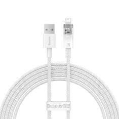 BASEUS Kabel za hitro polnjenje Baseus USB-A z Lightning Explorer Series 2 m, 2,4 A (bela)