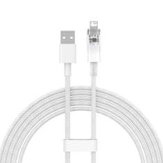 BASEUS Kabel za hitro polnjenje Baseus USB-A z Lightning Explorer Series 2 m, 2,4 A (bela)