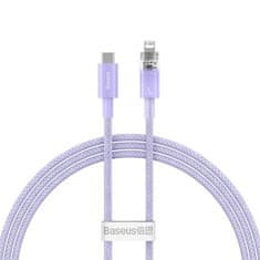 BASEUS Kabel za hitro polnjenje Baseus USB-C na Lightning Explorer Series 1m, 20W (vijolična)