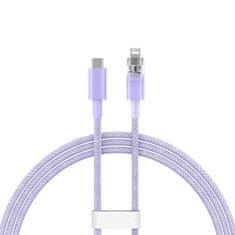 BASEUS Kabel za hitro polnjenje Baseus USB-C na Lightning Explorer Series 1m, 20W (vijolična)