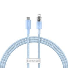 BASEUS Kabel za hitro polnjenje Baseus USB-C na Lightning Explorer Series 1m, 20W (moder)