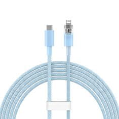 BASEUS Kabel za hitro polnjenje Baseus USB-C na Lightning Explorer Series 2m, 20W (modri)