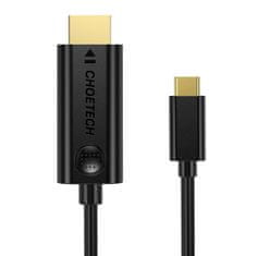 NEW Kabel USB-C do HDMI Choetech XCH-0030, 3 m (črn)