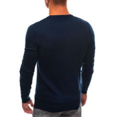 Edoti Moški pulover ISRA mornarsko modra MDN23835 S