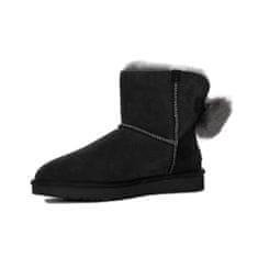 Ugg Australia Snežni škornji črna 37 EU Min Bailey Fuzzy Bow