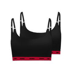 Hugo Boss 2 PAK - ženski nedrček HUGO Bralette 50480158-005 (Velikost S)