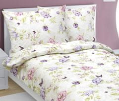 Bombažna posteljnina - 140x200, 70x90 cm - Meadow purple