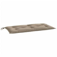 Vidaxl Blazina za vrtno klop 2 kosa taupe 100x50x7cm oxford tkanina