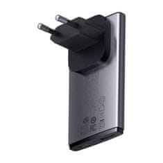 BASEUS GaN5 omrežni polnilnik, 65 W, 1x USB-C, 1xUSB-A