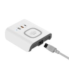 Budi brezžični polnilec budi qc3.0 2xusb 5v 2,4a (bel)