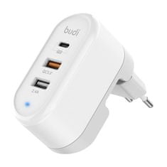 Budi Polnilec 315TE, USB-C+USB, 100V~240V