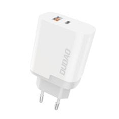 slomart omrežni polnilec dudao a6xseu usb + usb-c 22,5 W (bela)