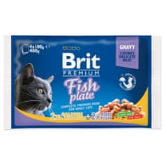 Brit Kapsičky BRIT Premium Cat Fish Plate 400 g