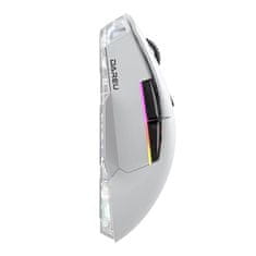 Dareu Wireless gaming mouse + charging dock Dareu A955 RGB 400-12000 DPI (white)