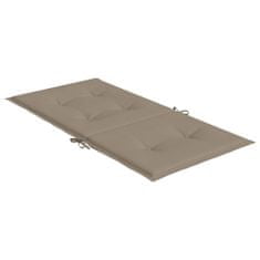 Vidaxl Blazine za vrtne stole 2 kosa taupe 100x50x3 cm oxford tkanina