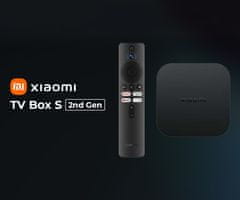Mi TV Box S 2nd Gen medijski predvajalnik, 4K UHD, Google TV