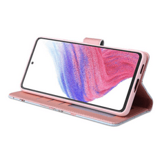 Havana Fancy Diary ovitek za Galaxy A53, preklopni, roza