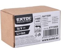 Extol Industrial Akumulatorska baterija, 16V Li-ion, 2000mAh 8791580B