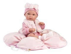 Llorens 63592 NEW BORN DOLL - realistična dojenčkova lutka z vinilnim telesom - 35 cm