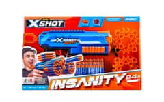 Zuru X-Shot Insanity Manic pištola, modra (02700)