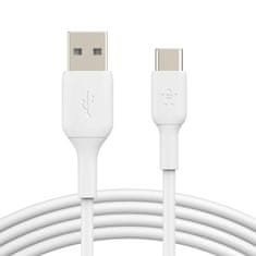 Belkin Boost Charge kabel, USB-A v USB-C, bel (CAB001bt1MWH)