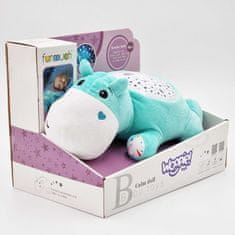 WOOPIE  BABY Snuggle Projector 2-v-1 Hippo Sleeper